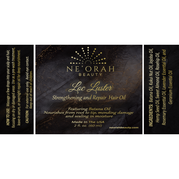 Loc Luster Strengthening and Repair Hair Oil - Image 3
